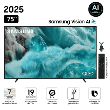 TELEVISOR SAMSUNG QLED 75' VISIÓN AI SMART TV QN75Q7FAAGXPE - NUEVO 2025 - 1