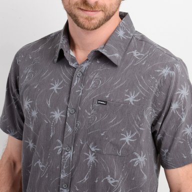 CAMISA GRAPHITE PALM ONEILL MANGA CORTA - 4