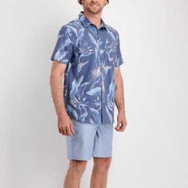 CAMISA TROPICAL BLUE ONEILL MANGA LARGA - 3
