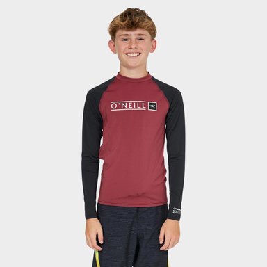LYCRA NIÑO ONEILL REACTOR BLOCK RASH VEST MAR - 1