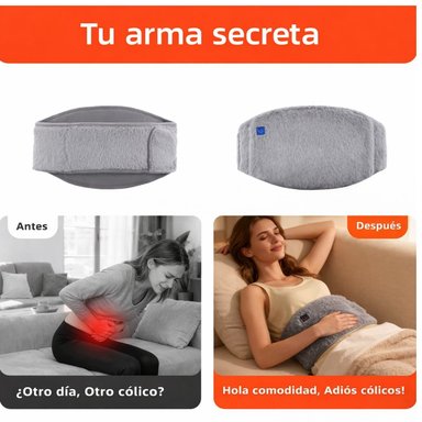 CINTURÓN CALENTADOR MENSTRUAL ELÉCTRICO PARA ALIVIO DE CÓLICOS Y DOLOR ABDOMINAL - 5