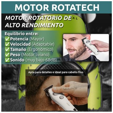 CORTADORA PELO PATILLERA VGR V-880T PROFESIONAL BLDC 7200RPM RECARGABLE - 3