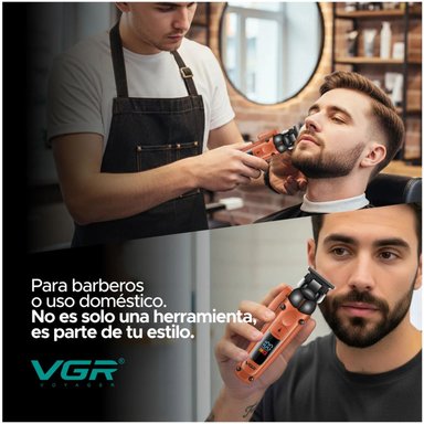 MÁQUINA CORTAR CABELLO VGR V-274 PROFESIONAL FADE TURBO 7000RPM - 2
