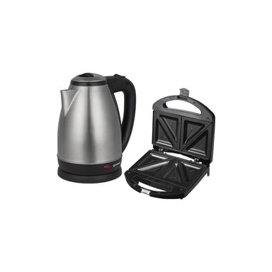 COMBO IMACO KE1801 1.8L HERVIDOR +SANDWICH MAKER 2 PANES NEGRO IST101N - 2