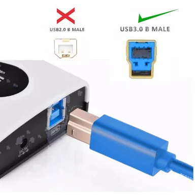 CABLE IMPRESORA USB 3.0 AZUL HP 6701DN EPSON T2170 F570 XEROX - 2