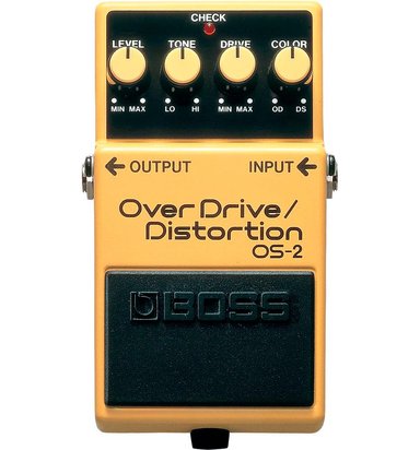 PEDAL DE EFECTO BOSS OS-2 OVERDRIVE/DISTORSION - 2