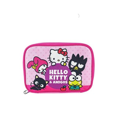 SET MOCHILA SCOOL HELLO KITTY AMIGOS OFICIO MOCHIRUEDAS PREMIUM 3 PZAS ROSADO BEBÉ - 6