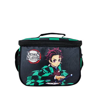SET MALETA DEMON SLAYER MOCHILA MOCHIRUEDAS OFICIO SCOOL LONCHERA CARTUCHERA C/ TOMATODO REGALO - 5