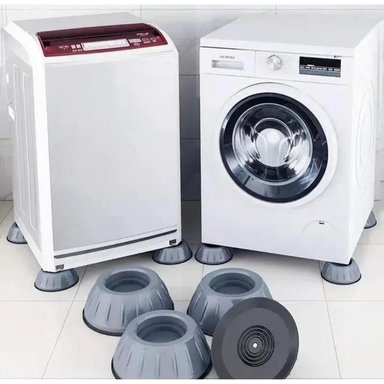 FUNDA LAVADORA LONA COLOR VINO 16-22 KG + 4 SOPORTES - 2