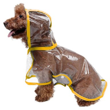 CAPA IMPERMEABLE DE LLUVIA PARA MASCOTAS TALLA 5 - 4