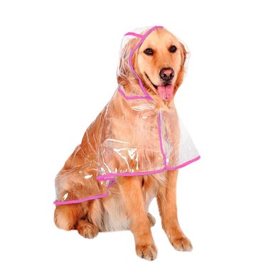 CAPA IMPERMEABLE DE LLUVIA PARA MASCOTAS TALLA 7 - 4