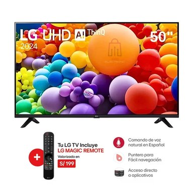 TELEVISOR SMART TV LG 50' 50UT7300PSA LED 4K UHD THINQ AI 50UT7300 MODELO 2024 - 1