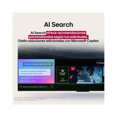 TELEVISOR LG 50' ULTRA HD 4K AI THINQ 50UA7300 MODELO 2025 + CONTROL MAGIC + ANTENA DIGITAL - 8