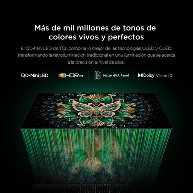 TELEVISOR TCL 75' QD MINILED 4K 75C6K GOOGLE TV - 5