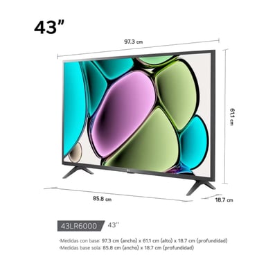 TV LG 43' LED FHD THINQ AI WEBOS 43LR6000PSA - 2