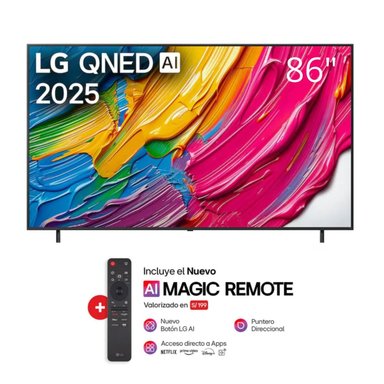 TELEVISOR LG 86 QNED SMART TV 4K THINQ AI 86QNED80ASA - 1