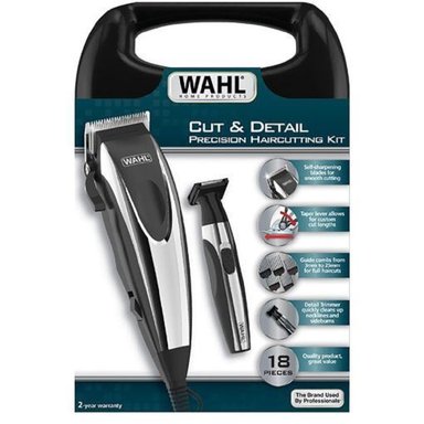 CORTADORA DE CABELLO Y AFEITADOR CUT Y DETAIL WAHL 18 PZS 09243-6218 - 5