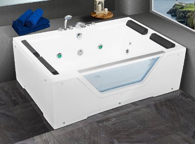 JACUZZI HIDROPLUS RECTANGULAR SELENE BLANCO MEDIDA 120 X 170 - 4