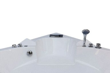 JACUZZI HIDROPLUS OVALADO ESQUINERO ATENEA II BLANCO MEDIDA 150 X 150 - 2