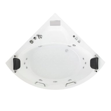 JACUZZI HIDROPLUS OVALADO ESQUINERO ALICE BLANCO MEDIDA 146 X 146 - 2