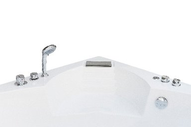 JACUZZI HIDROPLUS OVALADO ESQUINERO ALICE BLANCO MEDIDA 146 X 146 - 3