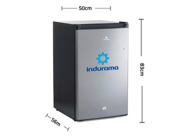 FRIGOBAR INDURAMA 122 L RI159CR ACERO - 3
