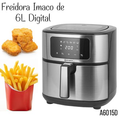 FREIDORA DE AIRE IMACO AF6015D 6L DIGITAL TURBO - 2
