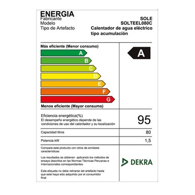 TERMA ELÉCTRICA SOLE - SOLTEEL080C 80L - 4