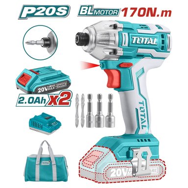 ATORNILLADOR DE IMPACTO INALÁMBRICO 20V - TIRLI2002 - 1