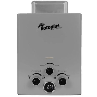 CALENTADOR A GAS ROTOPLAS MULTIFLOW 7 LITROS GN - 1