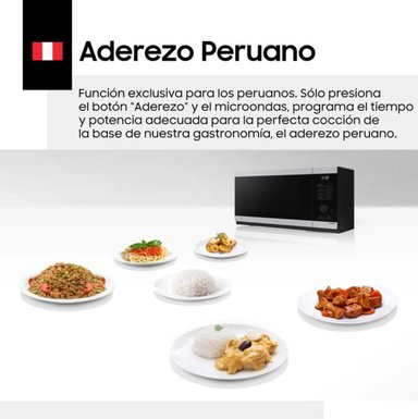 HORNO MICROONDAS SAMSUNG 32L MG32DG4524AGPE NEGRO - 2