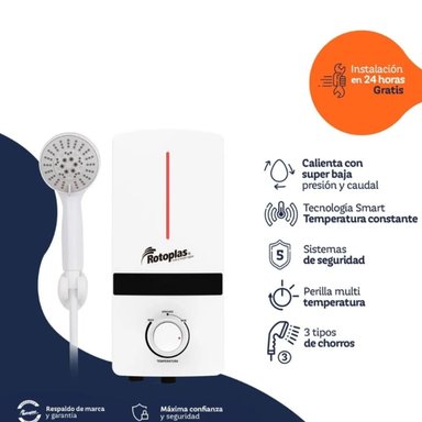 RAPIDUCHA ELÉCTRICA ROTOPLAS SPAZIO 5500W BLANCO - 3