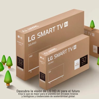 TTELEVISOR SMART TV LG 32″ LED HD – 32LR600BPSC, PROCESADOR Α5 AI GEN6, WEBOS - 5
