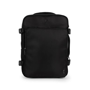 MOCHILA VIAJERA PORTA LISON NEGRO RESPALDAR ACOLCHADO - 1