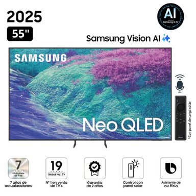 TELEVISOR SAMSUNG 55'' NEO QLED 4K VISION AI SMART TV QN55QN1EFAGXPE - NUEVO 2025 - 1