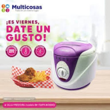 FREIDORA BOSSKO DE 1200W BK-722FR - 2