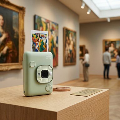 CÁMARA HIBRIDA INSTAX MINI LIPLAY FUJIFILM MATCHA GREEN - 7