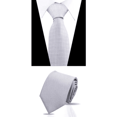 CORBATAS PARA HOMBRES, CORBATAS A CUADROS COLOR SOLIDO, ELEGANTE PARA VESTIR CON TERNO - 1