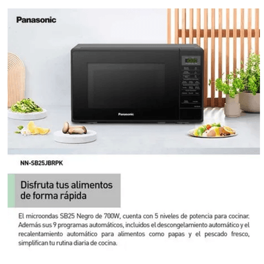 HORNO MICROONDAS PANASONIC NN-SB25JBRPK 20L - 4
