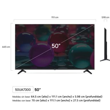 TELEVISOR LG 50' 50UA7300PSB UHD 4K THINQ AI 2025 - 2