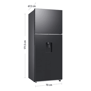 REFRIGERADORA SAMSUNG RT38DG6730B1PE 384L NO FROST NEGRO - 2