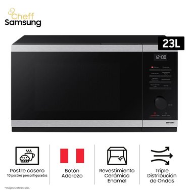HORNO MICROONDAS CHEFF SAMSUNG 23L MS23DG4504ATPE - 1
