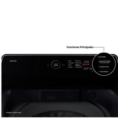 LAVADORA SAMSUNG 17KG WA40F17E7CPE ECOBUBBLE GRIS GRAFITO - 5