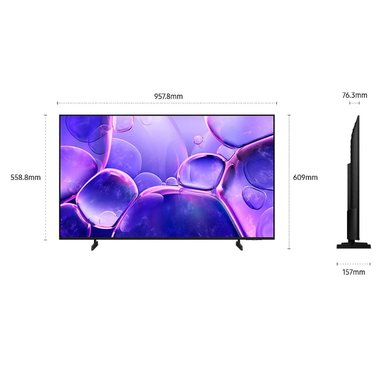 TELEVISOR SAMSUNG SMART TV 43 CRYSTAL 4K UHD UN43U8000FGXPE - 2