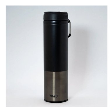 BOTELLA TOMATODO DE 500 ML ACERO INOXIDABLE INSULADA BLACK WAYU - 2