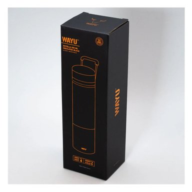 BOTELLA TOMATODO DE 500 ML ACERO INOXIDABLE INSULADA BLACK WAYU - 5