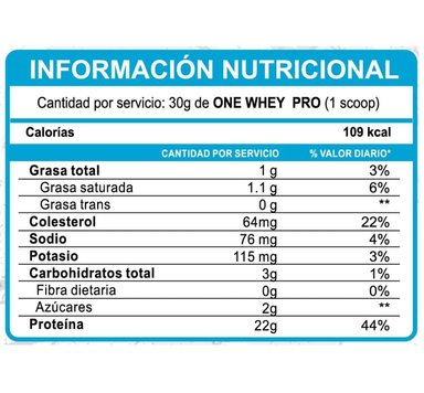 PROTEIN INN ONE WHEY PRO 1.1 KG CHOCOLATE - 3