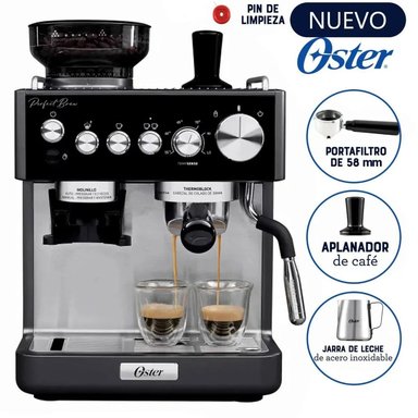 CAFETERA ESPRESSO OSTER PERFECT BREW BVSTEM7301 CON MOLINILLO - 1