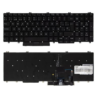 TECLADO PARA LAPTOP DELL L5500 PRECISION 3500 ILUMINADO GENUINO - 1