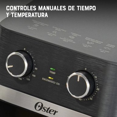 FREIDORA DE AIRE MANUAL OSTER CONVENTANA Y LUZ INTERNA 6L CKSTAF60WMDF - 6